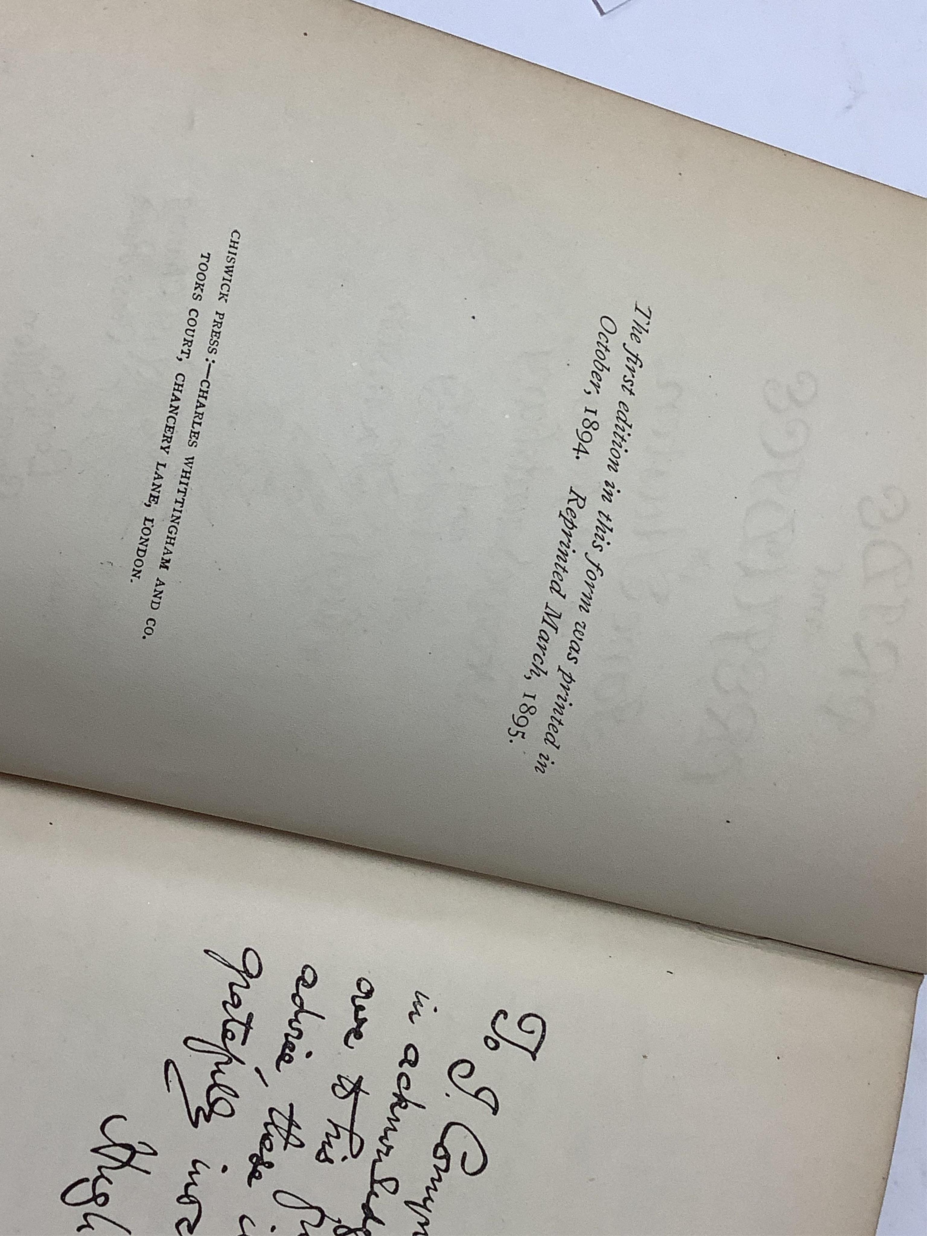 Austen, Jane - Mansfield Park, Illustrated by Hugh Thomson, with an Introduction by Austin Dobson. 1st edition. frontis and num. text illus.; original gilt decorated cloth, ge., coloured and decorated e/ps. Macmillan and